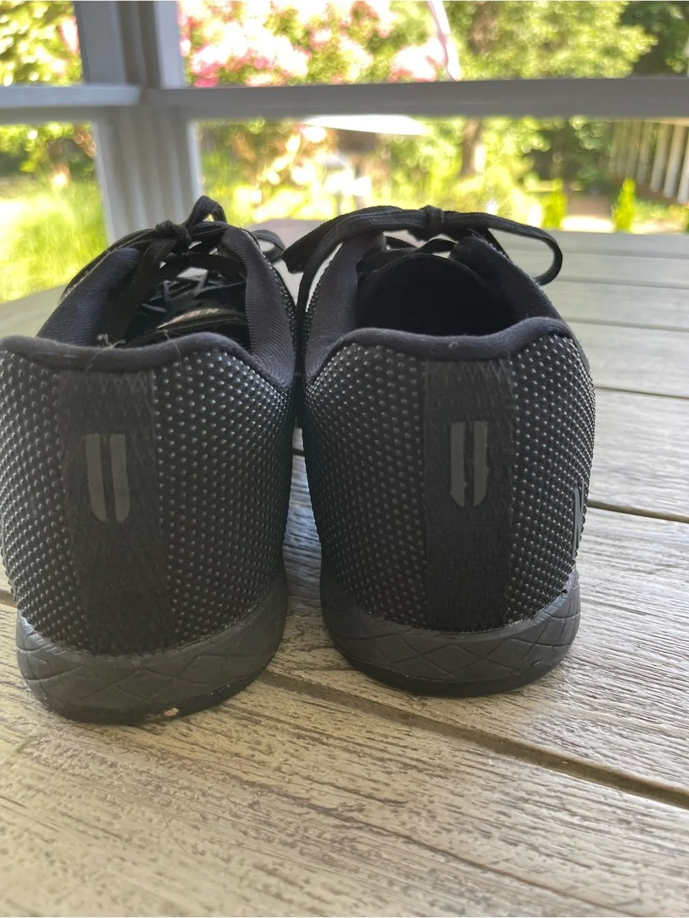 NOBULL All-Black Unisex Athletic Trainer Sneakers Womens 11.5 Mens 10
